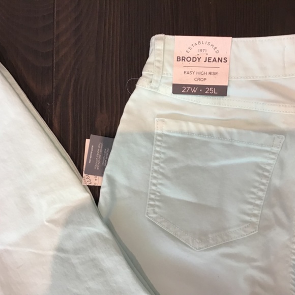 NWT Brody Jeans Easy High Rise Colour Crop - Picture 4 of 6